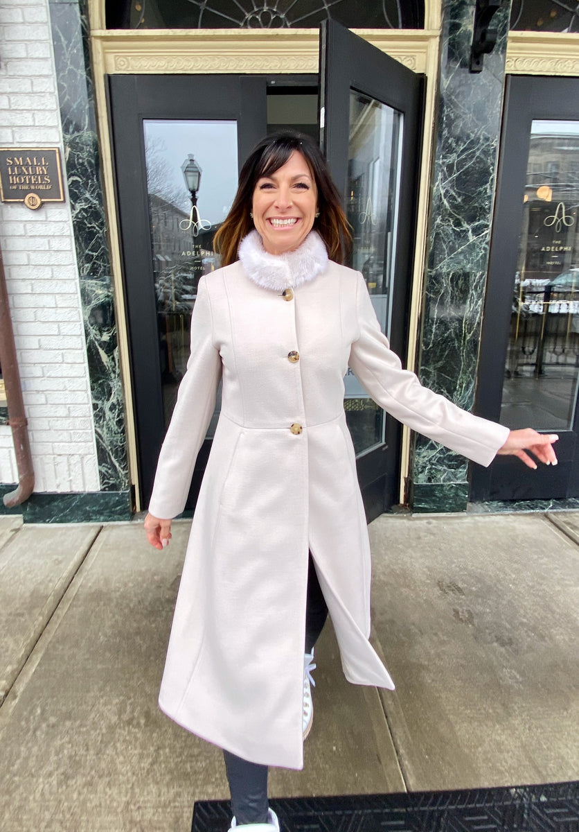 kaval soft wool cashmere フロントボタンショールコート kaval / stole coat “fluffy wool cashmere”(カヴァルのふわふわな