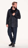 BERGEN OF NORWAY MEN'S OLAF Black SHEARLING COAT - Bergen Of Norway