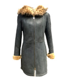 Bergen of Norway Sand Kimberly Shearling Coat - Bergen Of Norway